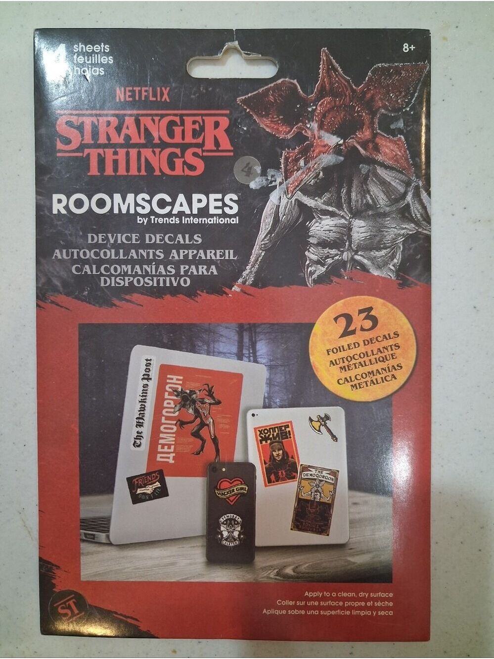 Stranger Things Foiled Decals - Stickers - Roomscapes